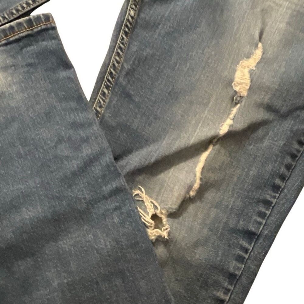 Levi’s 524 Too Super-low Womens Deconstructed Jeans - Picture 6 of 13